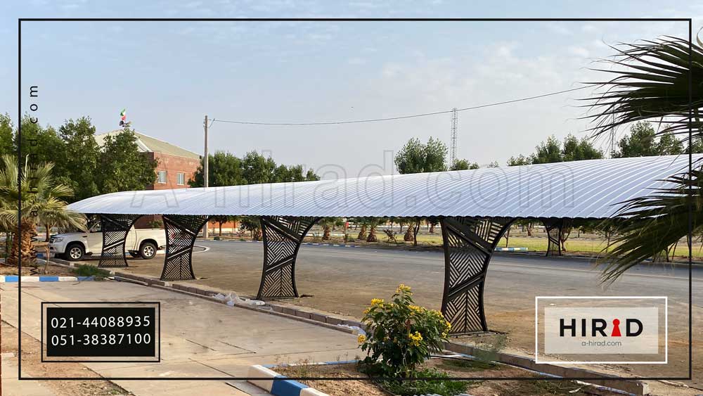 سایبان پارکینگ اداری مدل تاراز T-014